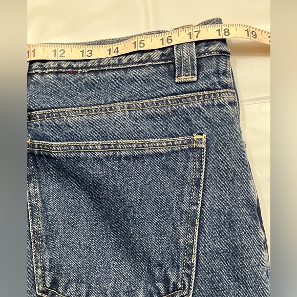 Woolrich Red Flannel Lined BLUE JEANS 36/34 MENS Denim Relaxed Fit Outdoor WORK - Picture 4 of 16
